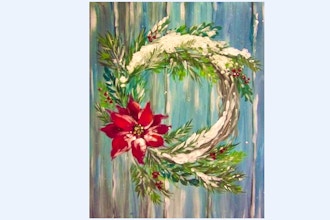 Paint Nite: Snowy Winter Wreath